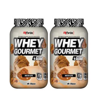 Kit 2X Whey Protein Gourmet 907g Pote - FN Forbis Nutrition