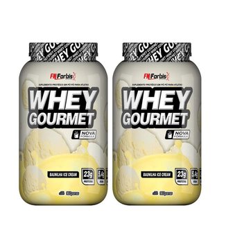 Kit 2X Whey Protein Gourmet 907g Pote - FN Forbis Nutrition
