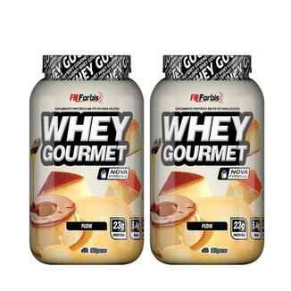 Kit 2X Whey Protein Gourmet 907g Pote - FN Forbis Nutrition