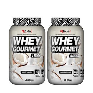 Kit 2X Whey Protein Gourmet 907g Pote - FN Forbis Nutrition