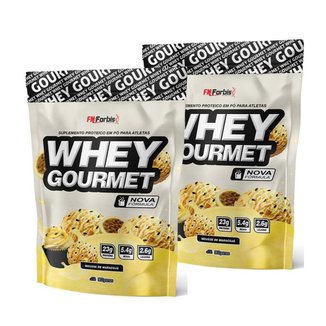 Kit 2X Whey Protein Gourmet 907g Refil - FN Forbis Nutrition