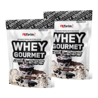Kit 2X Whey Protein Gourmet 907g Refil - FN Forbis Nutrition