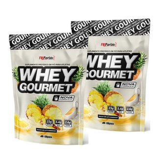 Kit 2X Whey Protein Gourmet 907g Refil - FN Forbis Nutrition