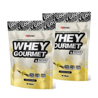 Kit 2X Whey Protein Gourmet 907g Refil - FN Forbis Nutrition
