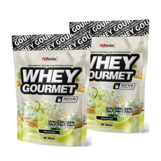 Kit 2X Whey Protein Gourmet 907g Refil - FN Forbis Nutrition
