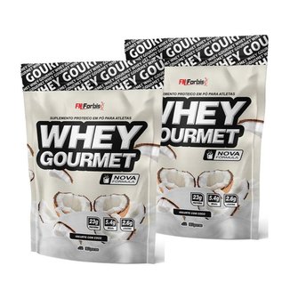 Kit 2X Whey Protein Gourmet 907g Refil - FN Forbis Nutrition