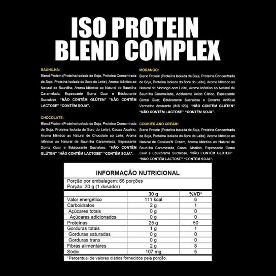 Kit 2x Whey Protein Isolado Blend Complex 2Kg - XPRO