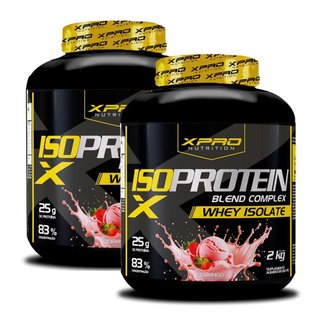 Kit 2x Whey Protein Isolado Blend Complex 2Kg - XPRO