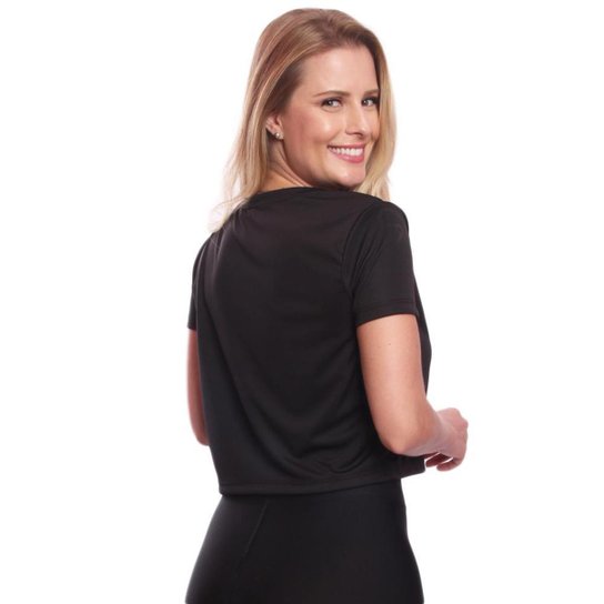 Kit 3 Blusas Cropped Feminina Dry Academia Treino Camiseta Camisa Esportiva Esporte