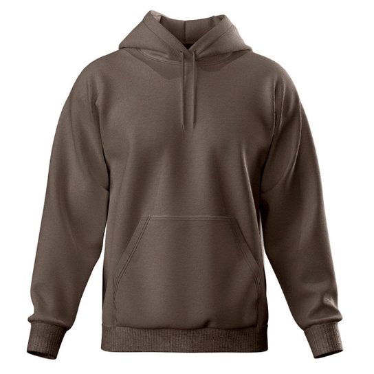 Kit 3 Blusas De Frio Moletom Liso Fechada Bolso Canguru Masculino