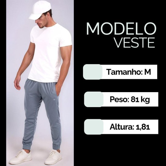 Kit 3 Calça Jogger Esportiva Slim Fit Tecido Dri Casual Academia Treino
