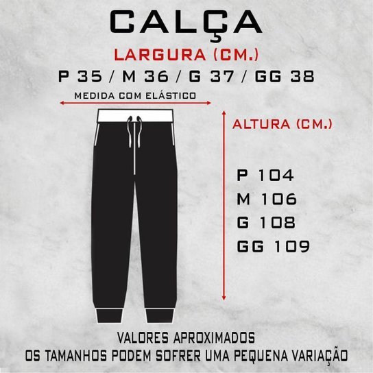 Kit 3 Calça Tactel OX com Bolsos Frente e Costa