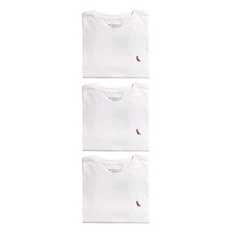 Kit 3 Camisetas Brasa Pica Pau Bordado Reserva Mini