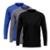 Kit 3 Camisetas Via Basic Manga Longa Dry UV Proteção Solar Masculina - Cinza+Azul