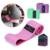 Kit 3 Faixas Elásticas Hip Band Thera Band Portatil exercicios em Casa Academia Pilates Yoga - Colorido