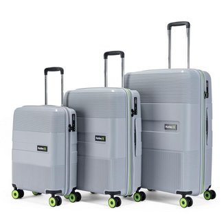 Kit 3 Malas De Viagem ABS Rígido Hurley Rodinhas 360° Reforçada com Cadeado TSA Espaçosa