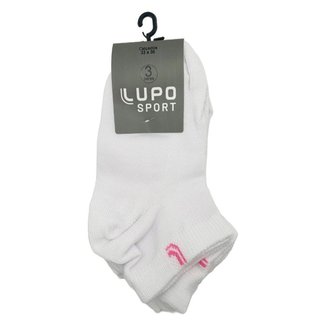 Kit 3 Meias Lupo Com Cano Curto Feminino
