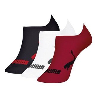 Kit 3 Pares de Meias Puma Sapatilha Invisível Mas