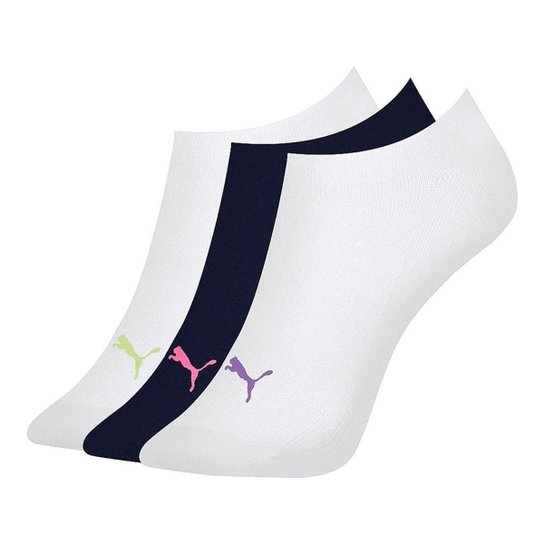 Kit 3 Pares Meia Puma Sapatilha Esportiva Feminina 4710