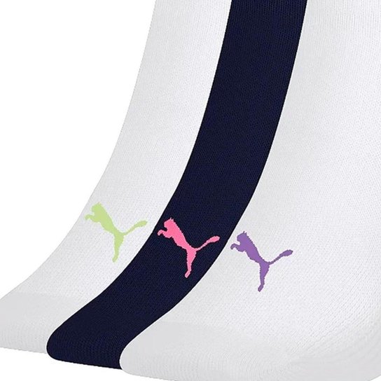 Kit 3 Pares Meia Puma Sapatilha Esportiva Feminina 4710