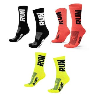 Kit 3 Pares Meias de Corrida Hupi Run Cano Médio  Conforto e Performance