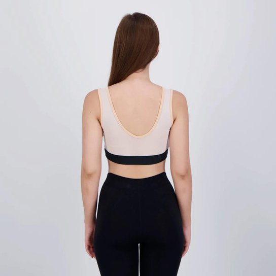 Kit 3 Tops Area Silver Star Preset Feminino