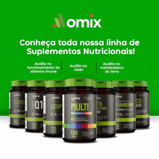 Kit 3x - Coenzima Q10 Omix Health - 60 cápsulas - Omix