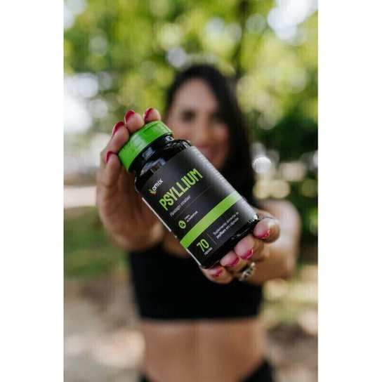 Kit 3x - Psyllium - 70 cápsulas - Omix
