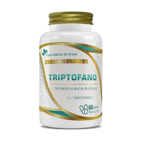 Kit 3x Triptofano 860mg 60 Capsulas Flora Nativa do Brasil