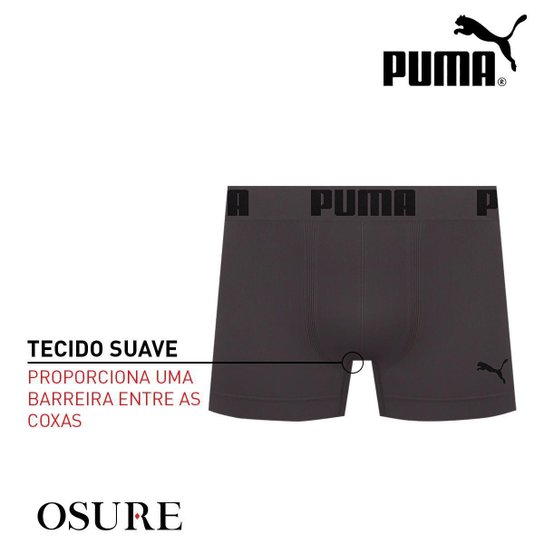 Kit 4 Cuecas Boxer Puma Masculina Cueca Box Microfibra Sem Costura Original