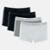 Kit 4 Cuecas Calvin Klein Low Rise Trunk Cotton Preta - Preto