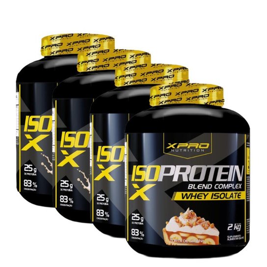 Kit 4x Whey Isso Blend CompleX Protein 2Kg - XPRO