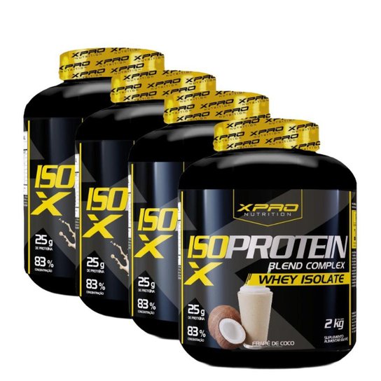 Kit 4x Whey Isso Blend CompleX Protein 2Kg - XPRO