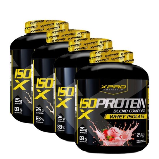 Kit 4x Whey Isso Blend CompleX Protein  2Kg - XPRO