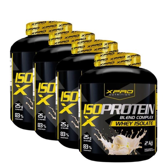 Kit 4x Whey Isso Blend CompleX Protein  2Kg - XPRO