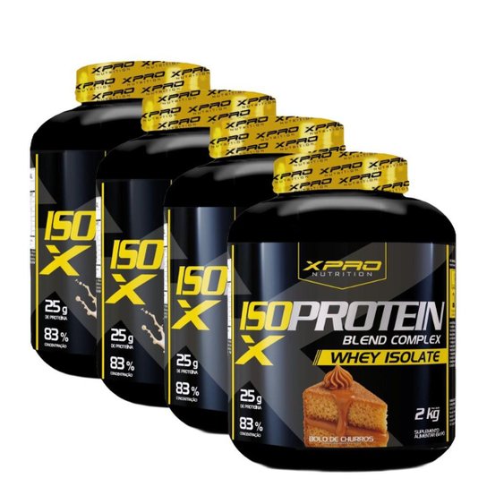 Kit 4x Whey Isso Blend CompleX Protein 2Kg - XPRO