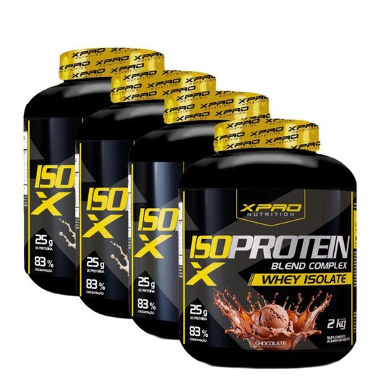 Kit 4x Whey Isso Blend CompleX Protein 2Kg - XPRO