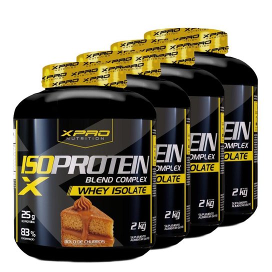 Kit 4x Whey Protein Iso Blend Complex 2Kg - XPRO