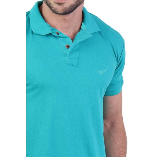 Kit 5 Camisa Polo Envoy Tecido Piquet Básica Masculina