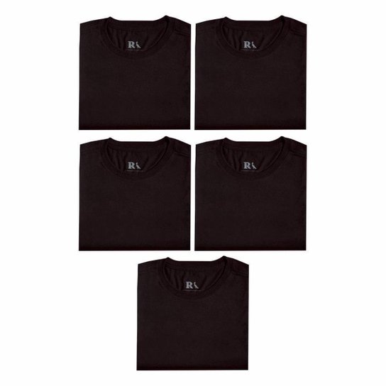 Kit 5 Camisetas Básicas Reserva