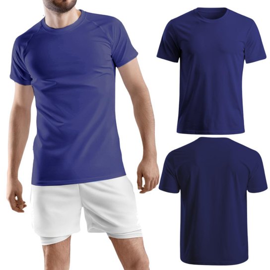 Kit 5 Camisetas Masculinas Tecnologia Dry Proteção Solar Térmica Anti Suor Academia Treino