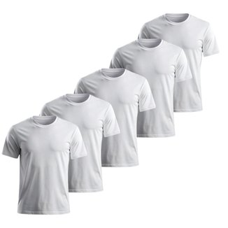 Kit 5 Camisetas Masculinas Tecnologia Dry Proteção Solar Térmica Anti Suor Academia Treino