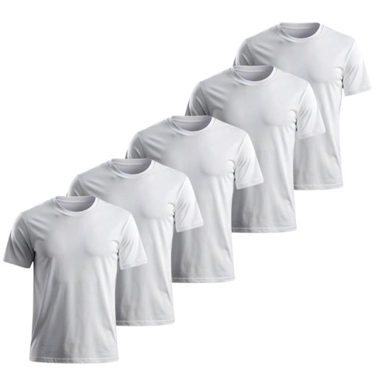 Kit 5 Camisetas Masculinas Tecnologia Dry Proteção Solar Térmica Anti Suor Academia Treino