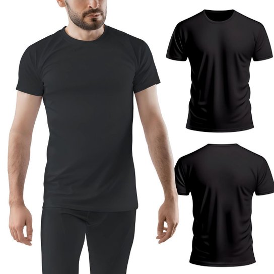 Kit 5 Camisetas Masculinas Tecnologia Dry Proteção Solar Térmica Anti Suor Academia Treino