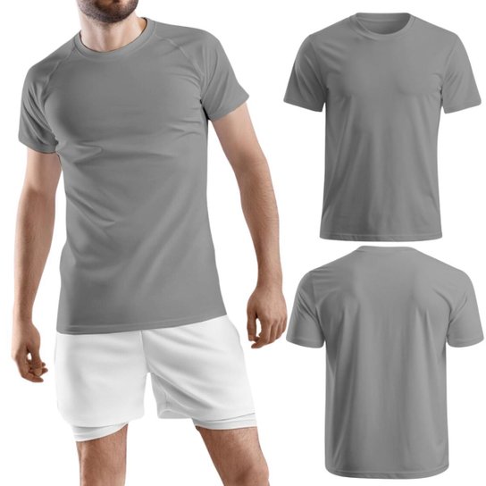 Kit 5 Camisetas Masculinas Tecnologia Dry Proteção Solar Térmica Anti Suor Academia Treino