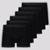 Kit 6 Cuecas Boxer Lupo Elastic Soft Preta - Preto