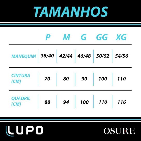 Kit 6 Cuecas Boxer Lupo Masculina Cueca Poliamida Sem Costura Box Original