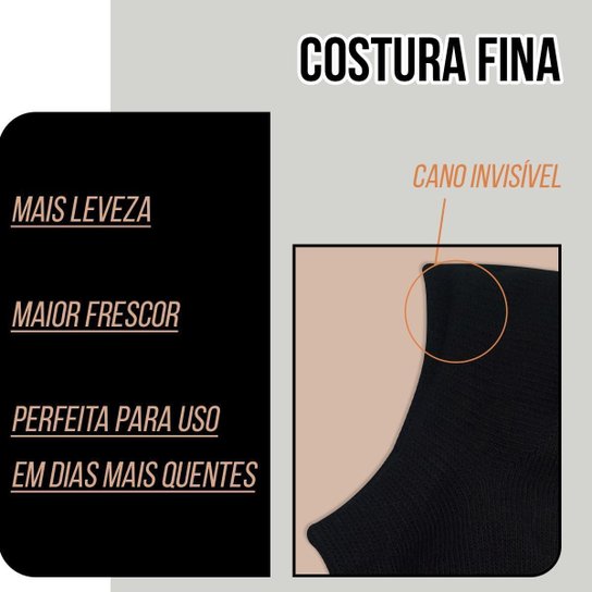 Kit 6 Pares Meias Soquete Algodão Masculina Feminina Cano Curto Baixo Sport Atacado