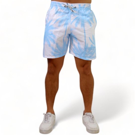 KIT c/2 Shorts Bermuda Tactel Praia Muricinho Masculina COQUEIRO 2 704