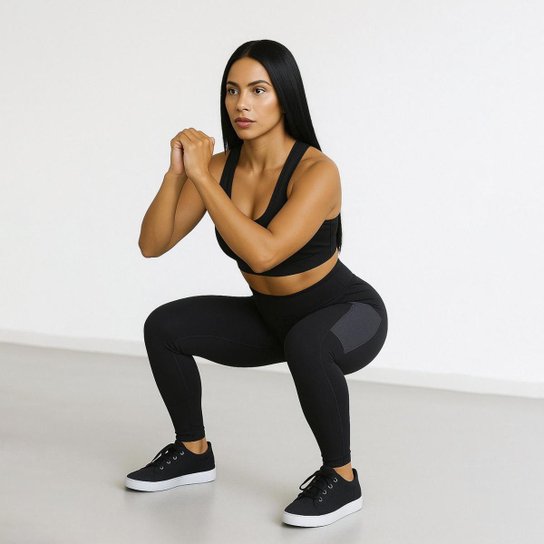 Kit c/3 Calça Fitness Casual Legging Leg Treino Bolso NTR 143